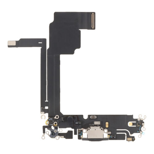 Charging Port Flex Cable for iPhone 15 Pro Max Black Titanium Premium