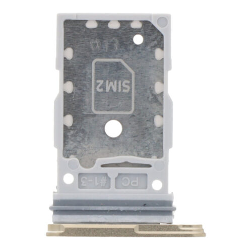 SIM Card Tray for Samsung Galaxy S24 Ultra Dual Card Version Gold Premium