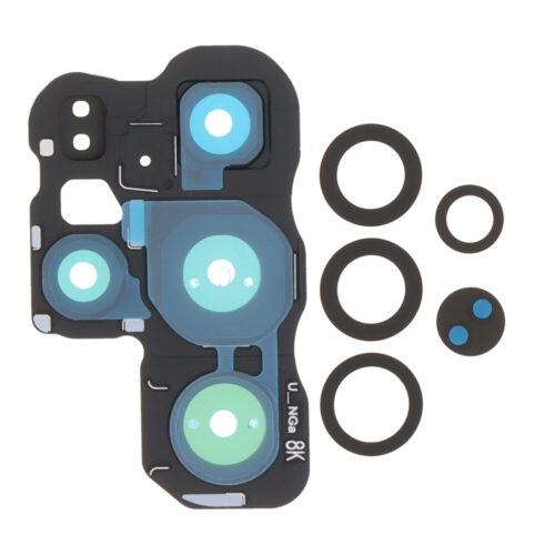 Back Camera Lens and Bezel for Samsung Galaxy S24 Ultra Black Premium
