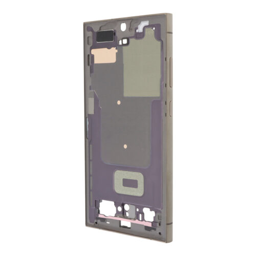 Front Housing for Samsung Galaxy S24 Ultra S928B European Version Titanium Gray Premium