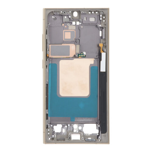 Front Housing for Samsung Galaxy S24 Ultra S928B European Version Gold Premium