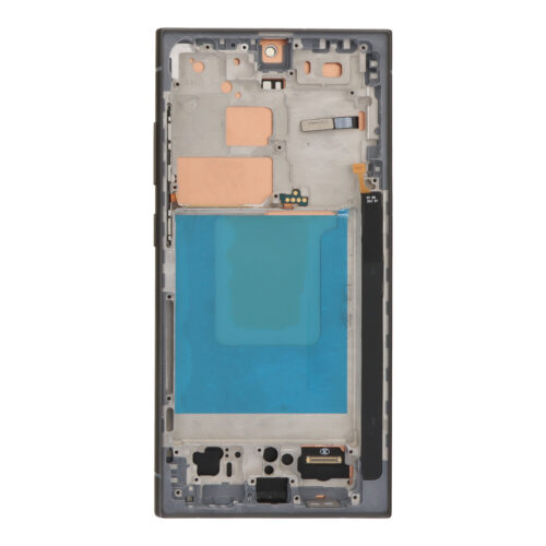 Screen Replacement With Frame for Samsung Galaxy S24 Ultra European Version TFT Titanium Black HQ