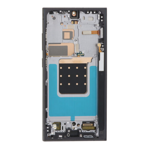 Small Display Size Screen Replacement With Frame for Samsung Galaxy S24 Ultra European Version OLED Titanium Black HQ