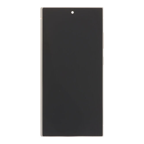 Screen Replacement With Frame for Samsung Galaxy S24 Ultra European Version TFT Titanium Gray HQ