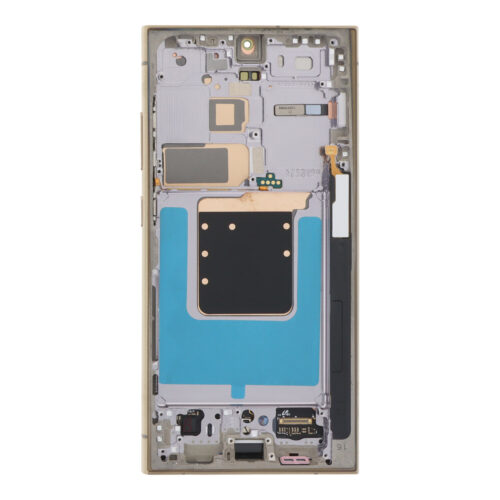 Small Display Size Screen Replacement With Frame for Samsung Galaxy S24 Ultra European Version OLED Yellow HQ