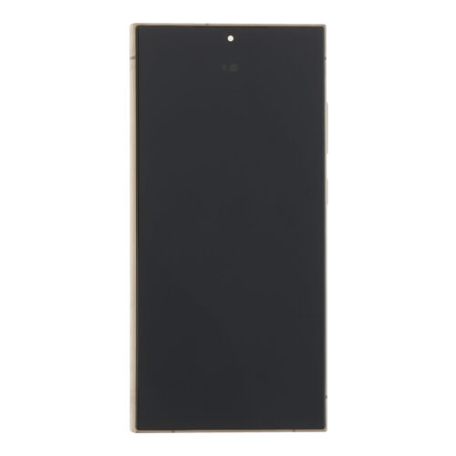 Screen Replacement With Frame for Samsung Galaxy S24 Ultra European Version OLED Yellow HQ