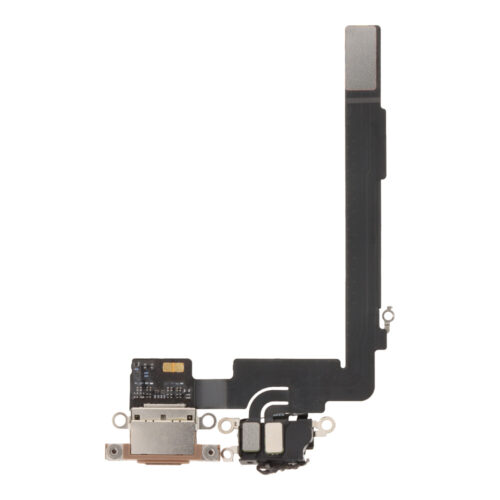 Charging Port Flex Cable with Charging Port Module for iPhone 16 Pro Max Desert Titanium Pulled