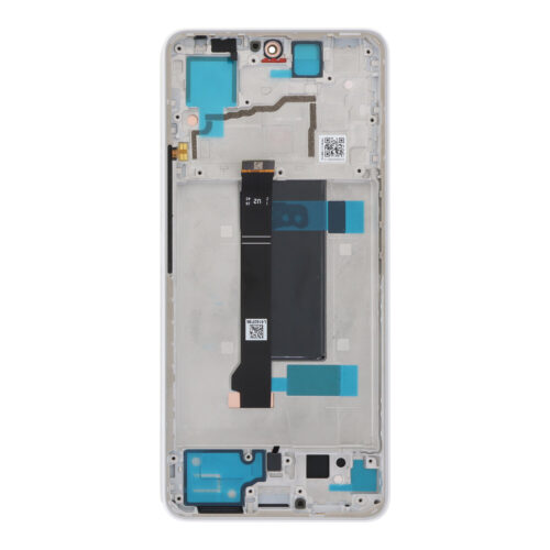 Screen Replacement With Frame for Xiaomi Redmi Note 13 Pro 5G OLED White HQ