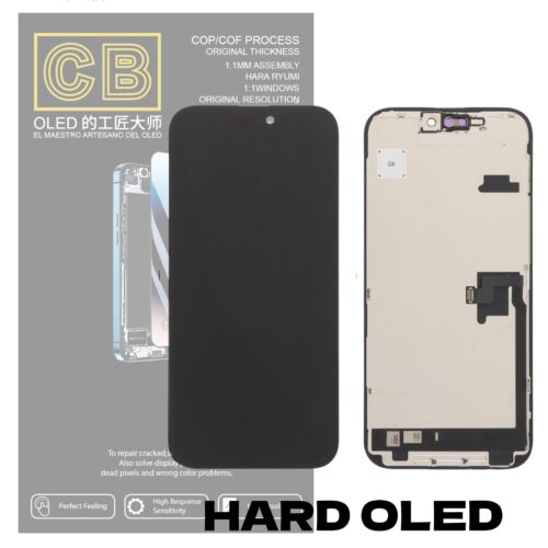 Screen Replacement for iPhone 16 Pro Max CB Hard OLED FHD Black
