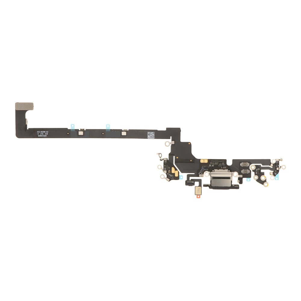 Charging Port Flex Cable for iPhone 18 Pro Black Premium (EU Version)