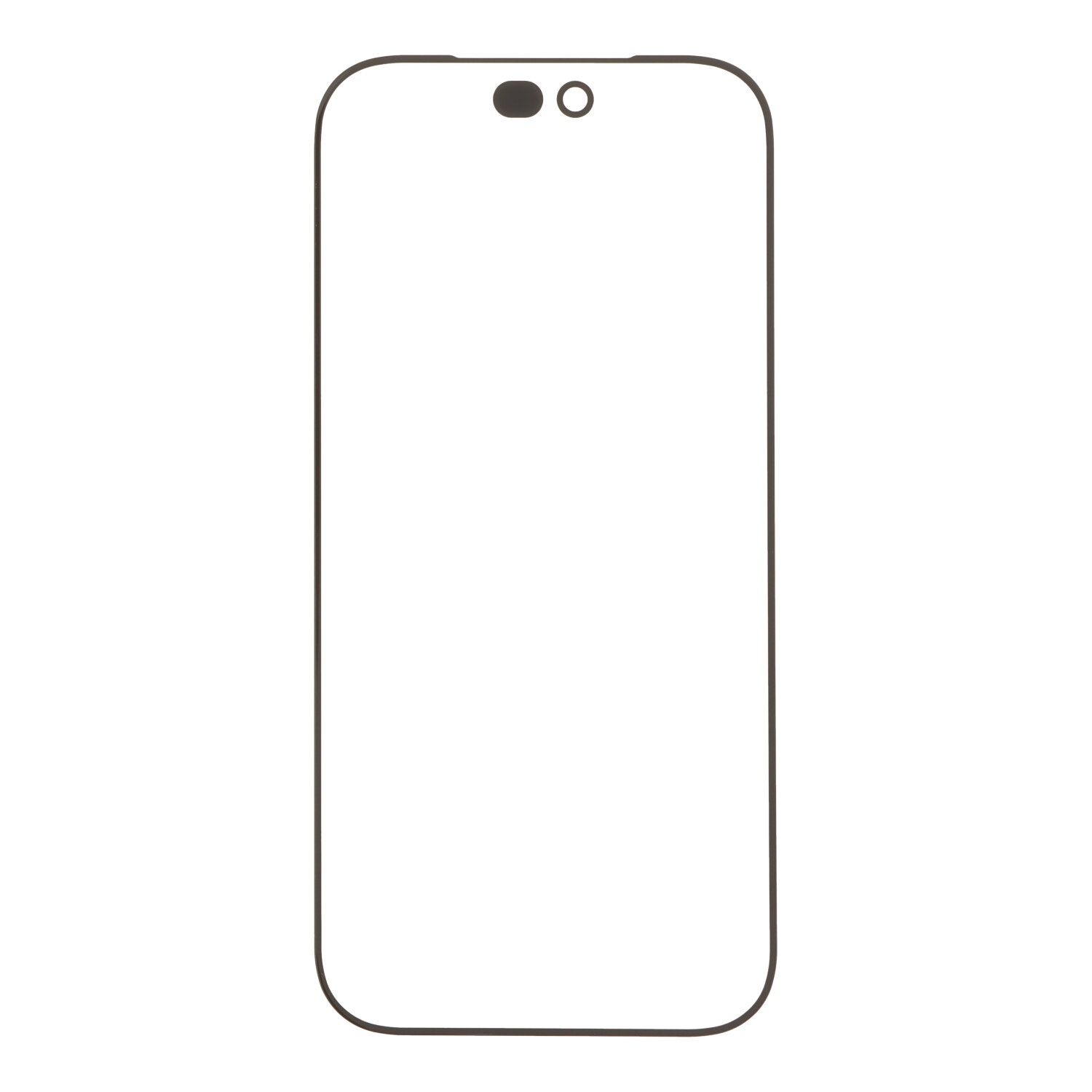 Glass Lens + OCA for iPhone 18 Pro Black OEM