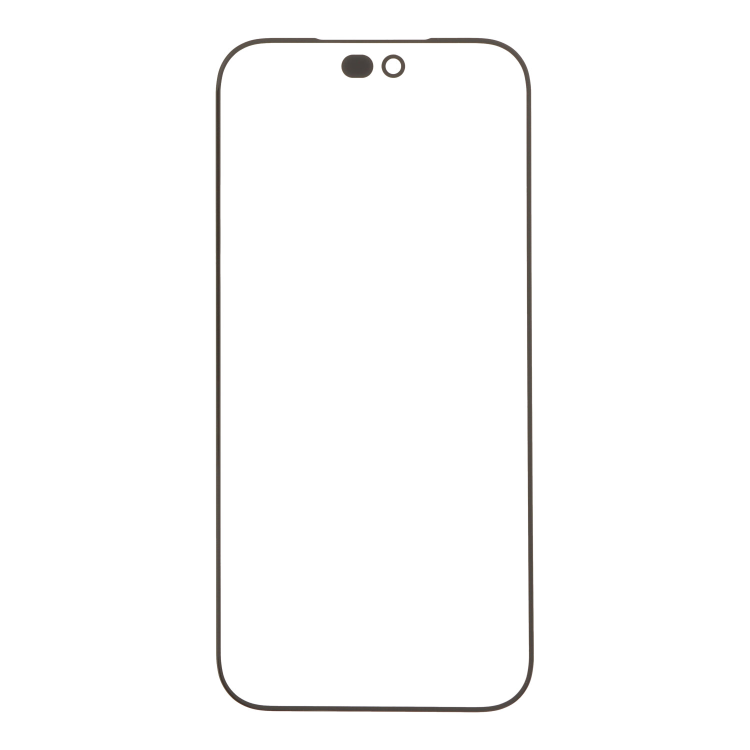 Glass Lens + OCA for iPhone 18 Pro Max Black OEM