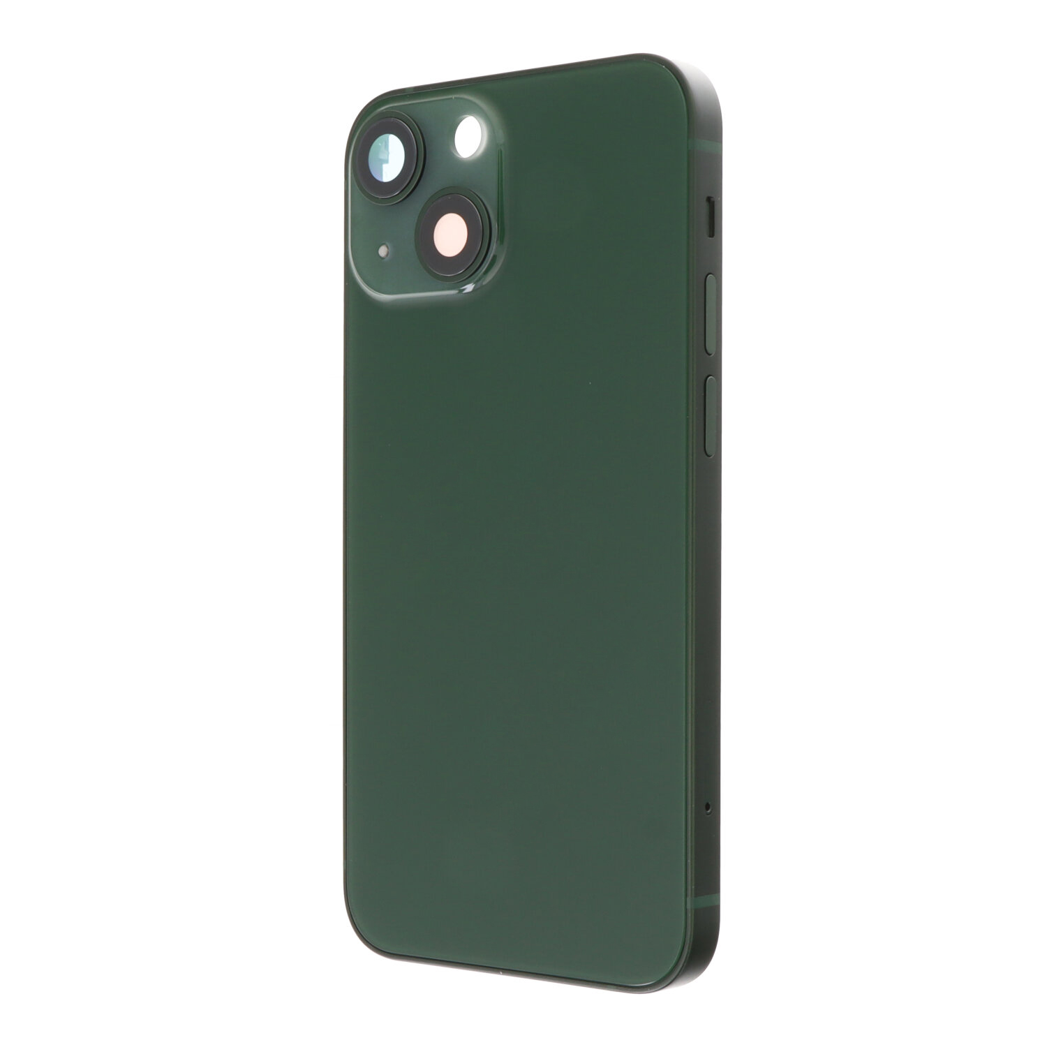Middle Frame + Battery Door + Back Camera Lens and Bezel + Side Buttons + SIM Card Tray with Magnetism Ring+Speaker Anti-Dust Mesh+Mic Anti-Dust Mesh+Side Rails+Eject Pin for iPhone 13 Mini 5.4" A2628 European Version Green OEM