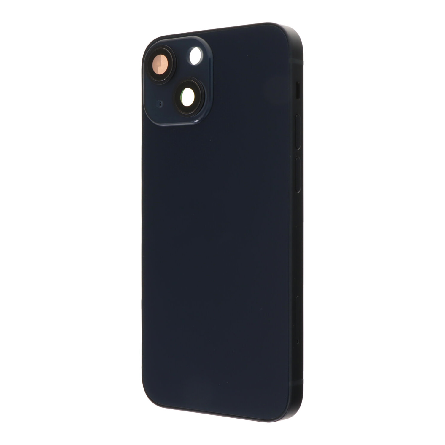 Middle Frame + Battery Door + Back Camera Lens and Bezel + Side Buttons + SIM Card Tray with Magnetism Ring+Speaker Anti-Dust Mesh+Mic Anti-Dust Mesh+Side Rails+Eject Pin for iPhone 13 Mini 5.4" A2628 European Version Black HQ
