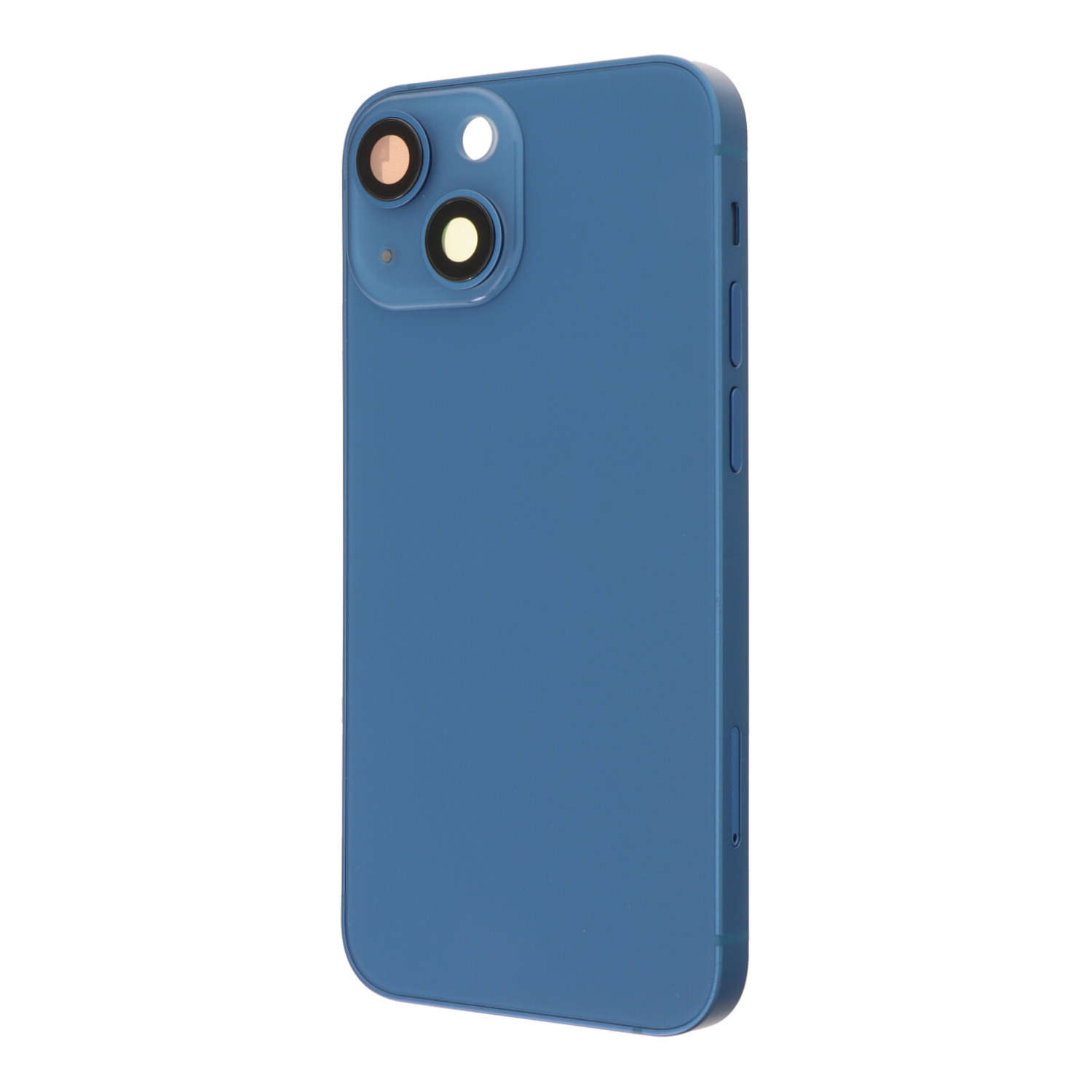 Middle Frame + Battery Door + Back Camera Lens and Bezel + Side Buttons + SIM Card Tray with Magnetism Ring+Speaker Anti-Dust Mesh+Mic Anti-Dust Mesh+Side Rails+Eject Pin for iPhone 13 Mini 5.4" A2628 European Version Blue HQ
